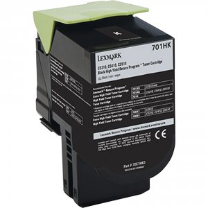 Original Lexmark 70C1HK0 701hk Cs310, Cs410, Cs510 Black High Yield Re