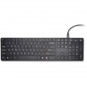 Kensington K72322US Kp400 Switchable Keyboard Fullsize, Black Allows Y