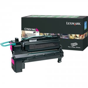 Original Lexmark C792X1MG Toner Cartridge - Laser - Magenta - 1 Each