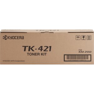 Original Kyocera TK421 Toner Cartridge - Laser - 15000 Pages - Black -