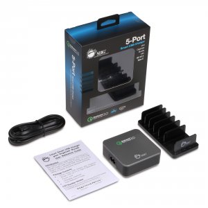 Siig AC-PW1714-S1 Accessory Ac-pw1714-s1 5-port Smart Usb Charger Plus