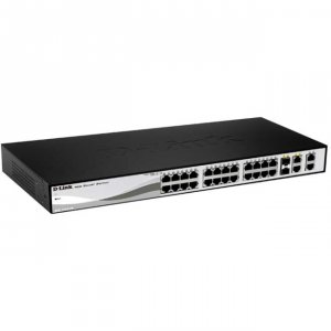 D-link DES-1210-28P Des-1210-28p Web Smart-iii 24-port 10100 Poe Switc