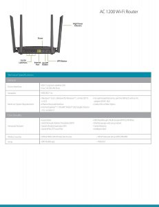 D-link DHDIR882US Rt Dir-882-us Wireless Ac2600 High Power Wi-fi Gigab