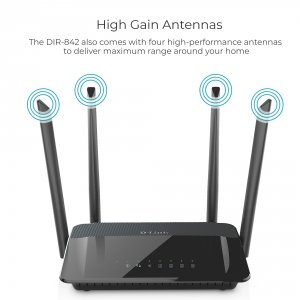 D-link DIR-842 Wireless Ac1200 Dual Band Gigabit Router