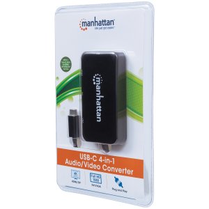 Manhattan 152600 (r)  Usb-c(tm) 4-in-1 Audiovideo Converter