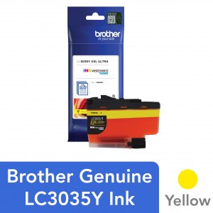 Original Brother LC3035Y Single Pack Ultra High-yield Yellow Inkvestme