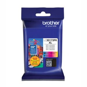 Original Brother LC30173PK Ink Cartridge - Cyan, Magenta, Yellow - Ink