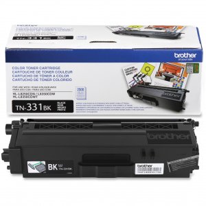 Original Brother TN331BK Black Toner Cartridge - Laser - 2500 Pages - 