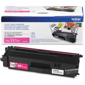 Original Brother TN331M Magenta Toner Cartridge - Laser - 1500 Pages -