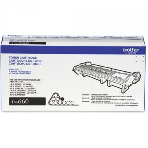 Original Brother TN660 High Yield Black Toner Cartridge - Laser - High