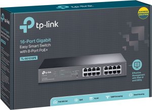 Tplink TL-SG1016PE 16-port Gigabit Easy Smart Switch With 8-port Poe+