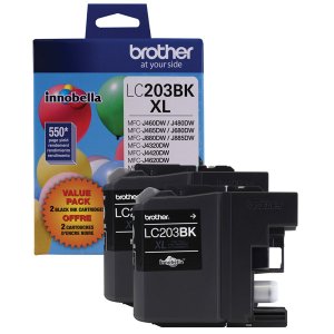 Original Brother LC2032PKS Innobella  High Yield Black Ink Cartridges 