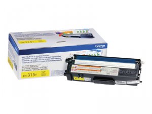 Original Brother TN315Y High Yield Yellow Toner Cartridge - Laser - 35