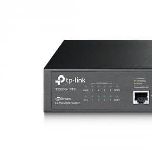 Tplink T2500G-10TS Tp-link Networking Switch T2500g-10ts 8port Gigabit