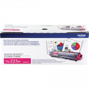 Original Brother TN225M High Yield Magenta Toner Cartridge - Laser - H