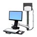 Ergotron 45-271-026 Styleview Sit-stand Combo System  With Medium Silv