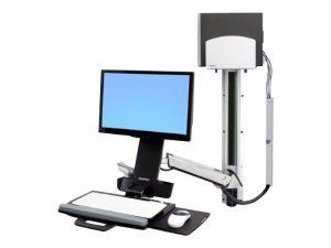 Ergotron 45-271-026 Styleview Sit-stand Combo System  With Medium Silv