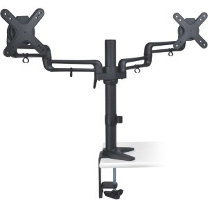 Tripp RA37551 Tripplite Dual Full Motion Flex Arm Desk Clamp For 13 To