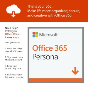 Microsoft QQ2-00728 Off 365 Personal English Subscr 1yr Na Only Medial