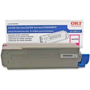 Microsoft 43865718 Oki Magenta Toner Cartridge (6000 Yield)