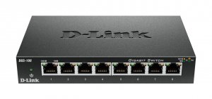 D-link DGS-108 Switch Dgs-108 8-port Gigabit Qos Switch Metal Chassis 