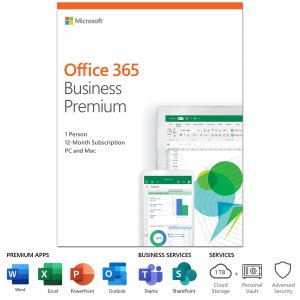 Microsoft KLQ-00378 O365 Bus Prem Retail Macwin English Subscription 1