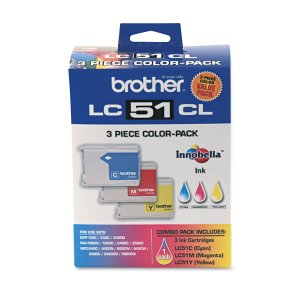 Original Brother LC513PKS Color Ink Cartridge 3 Pack