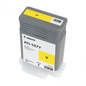 Axis 6708B001AA Canon Pfi-107y Yellow Ink Tank 130ml