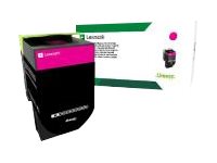 Original Lexmark 80C0SMG Toner Cartridge - Magenta - Laser - Standard 