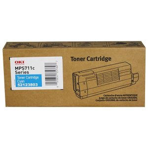 Original Okidata 52123803 Oki Cyan Toner Cartridge (11500 Yield)