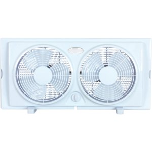 Optimus F-5280 7 In. Twin Window Fan