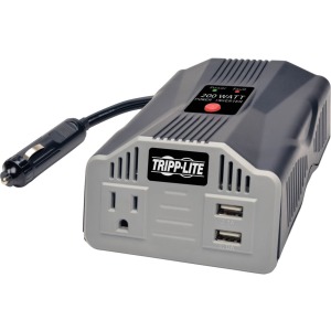 Tripp PV200USB Ultra-compact Car Inverter 200w 12v Dc To 120v Ac 2 Usb