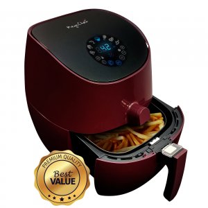 Megachef MCAI-307 3.5 Quart Airfryer And Multicooker With 7 Pre-progra