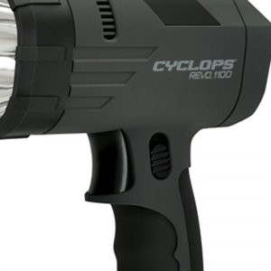 Cyclops CYC-X1100H Revo 1100 Lumen Handheld Rechargeable Spotlight-blk