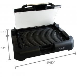 Megachef MCG-106 Reversible Indoor Grill And Griddle With Removable Gl