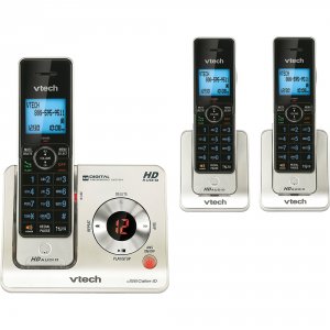 At&t LS6425-3 Att Dect 6.0 3-handset Cordless Phone System - Silverbla