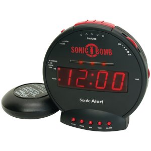 Sonic RA42658 Sonic Bomb Alarm Clock With Super Shaker Sonasbb500ss