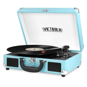 Innovative INN-VSC-550BT-TRQ Victrola Vsc-550bt 3-speed Vintage Blueto