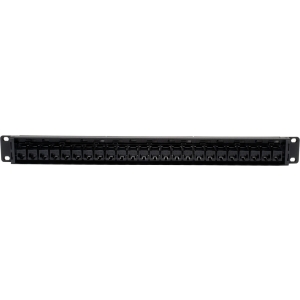 Tripp N054-024 , Patch Panel, 24-port 1u Rackmount, Cat5e Feedthrough,