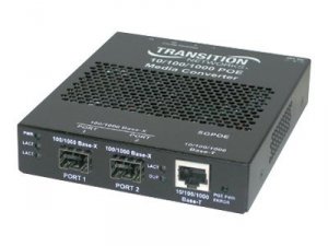 Transition SGPOE1040100NA Sgpoe1040-100 Gigabit Ethernet Media Convert