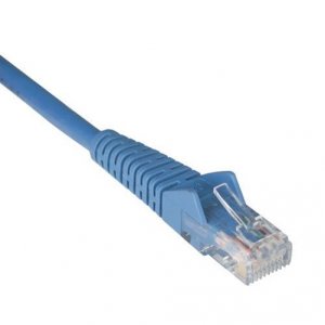 Tripp  1ft Cat6 Gigabit Snagless Molded Patch Cable Rj45 M-m Blue 1' 5