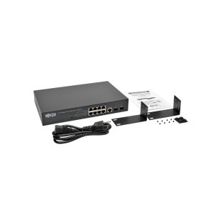 Tripp 9V7777 8-port Gigabit Ethernet Switch L2 Web-smart Managed Poe+ 