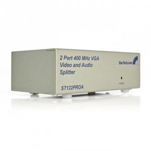 Startech D57392 .com 2 Port High Resolution Vga Video Splitter With Au