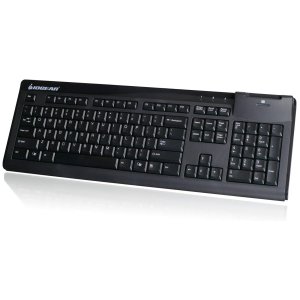 Iogear GKBSR201 104-key Keyboard With Integrated Smart Card Reader Is 