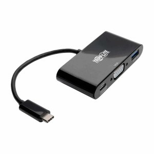 Tripp U444-06N-VUB-C Usb C To Vga Multiport Adapter Wusb Hub Pd Chargi