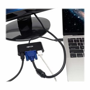 Tripp U444-06N-VUB-C Usb C To Vga Multiport Adapter Wusb Hub Pd Chargi