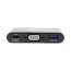 Tripp U444-06N-VUB-C Usb C To Vga Multiport Adapter Wusb Hub Pd Chargi