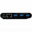 Tripp U4600033AGBC 3-port Usb C Hub W Gigabit Ethernet Gbe, Usb-c Char