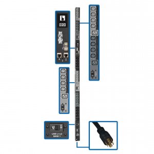 Tripp PDU3EVSR10L1530 3 Phase Pdu Switched C13 C19