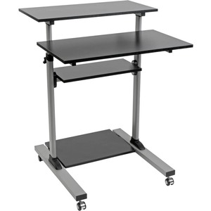 Tripp WWSSRC Rolling Standing Desk Workstation Height Adjustable Mobil